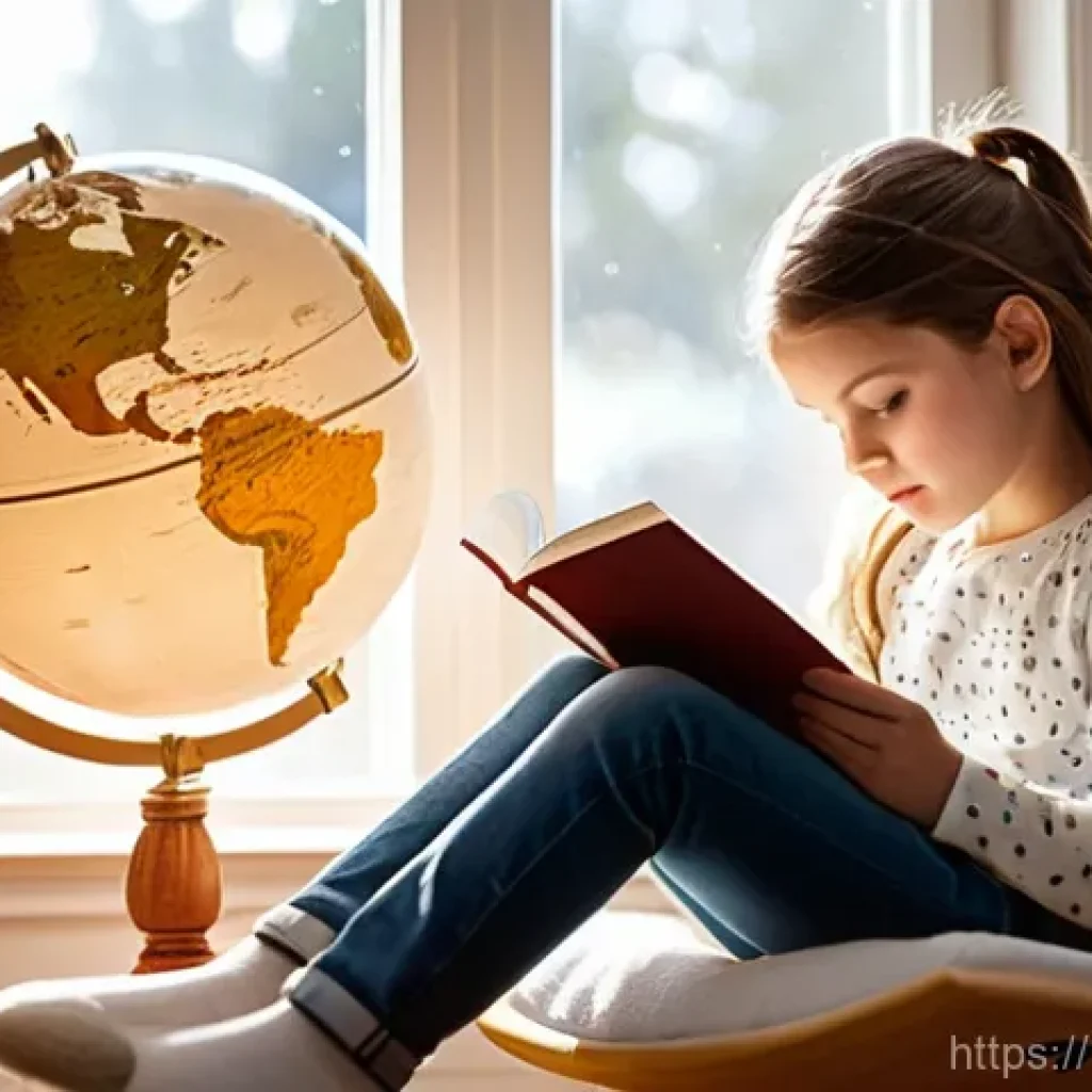 부모와 함께하는 홈스쿨링 - **Prompt:** "A brightly lit, cozy home learning space. An 11-year-old girl, dressed in a comfortable...
